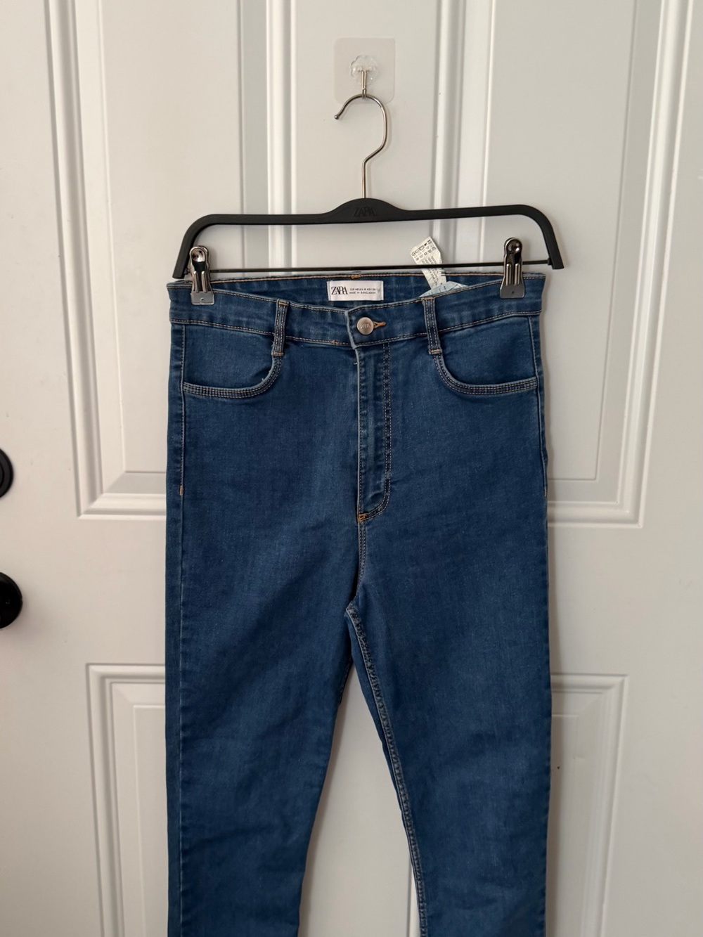 Zara Skinny Jeans in Dark Blue Denim